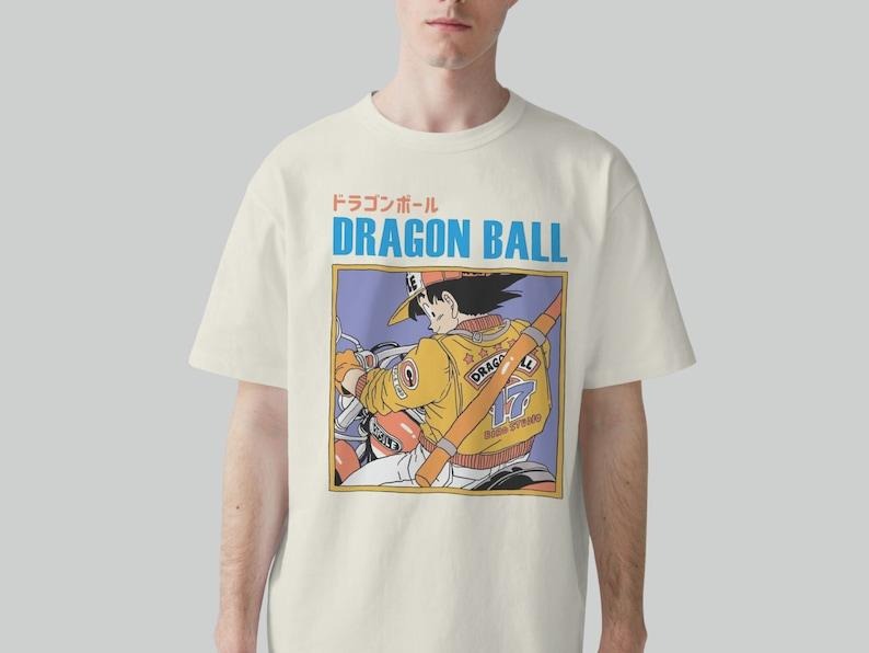 Goku Riding a Bike Graphic T-Shirt