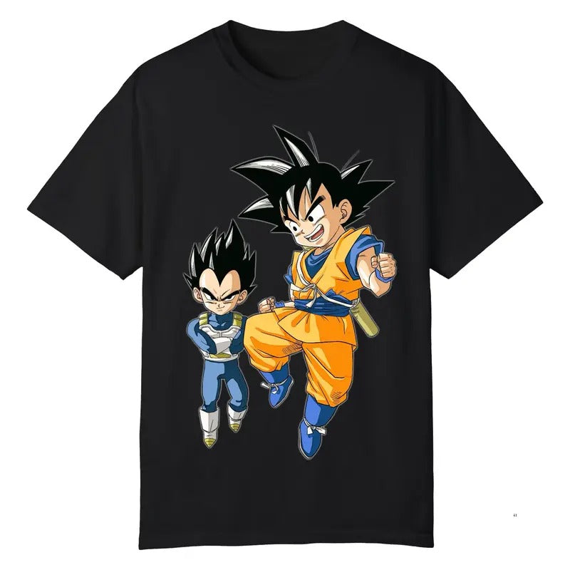 Goku x Vegeta Graphic T-Shirt, Dragon Ball Z Shirt, Goku x Vegeta Vintage Graphic Tee, Dragon Ball Shirt, Anime Shirt, Unisex T-Shirt, Gift For Anime Fans, Menswear Womenswear Streetwear