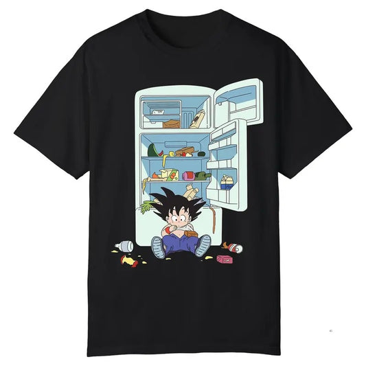 Gokuu Vintage Tee, Dragon Ball Shirt, Goku Attack The Fridge Shirt, Cute Gokuu Shirt, Dragon Ball Z Vintage Anime Shirt, Anime Shirt, Unisex T-Shirt, Gift For Anime Fans