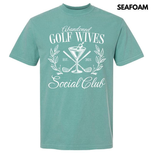Golf Wives Social Club Comfort Colors T-Shirt 'NLB'