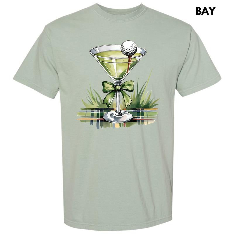 Golfing Martini Comfort Colors T-Shirt 'NLB'