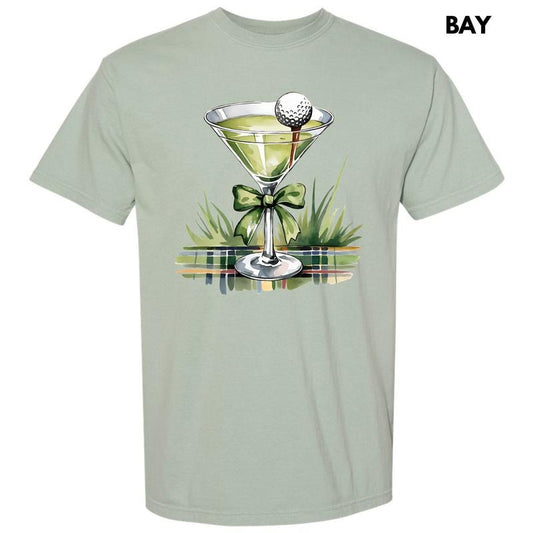 Golfing Martini Comfort Colors T-Shirt 'NLB'