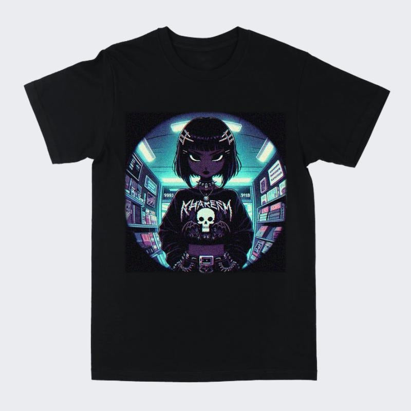 Gothic Y2k Clothing Graphic Tee A16, Y2k Clothing Graphic Tee, Vintage Graphic Tee, Y2k Clothing, Unisex Cotton Crewneck T-Shirt, Y2K Cyber Wave Tee - Retro Vapor Aesthetic, Streetwear Statement Menswear Womenswear Underwear Top