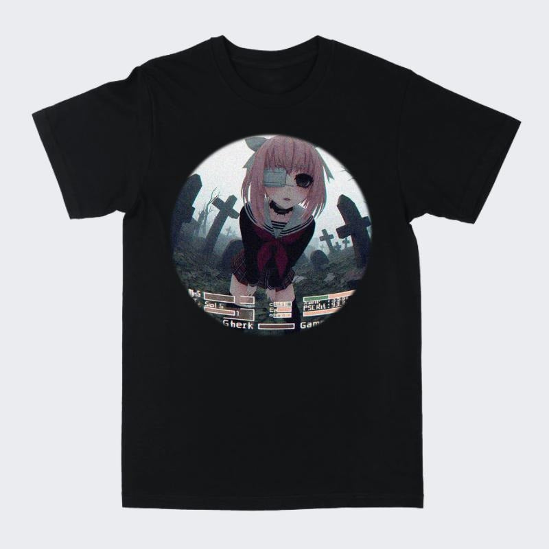 Gothic Y2k Clothing Graphic Tee A8, Y2k Clothing Graphic Tee, Vintage Graphic Tee, Y2k Clothing, Unisex Cotton Crewneck T-Shirt, Y2K Cyber Wave Tee - Retro Vapor Aesthetic, Streetwear Statement Menswear Womenswear Underwear Top