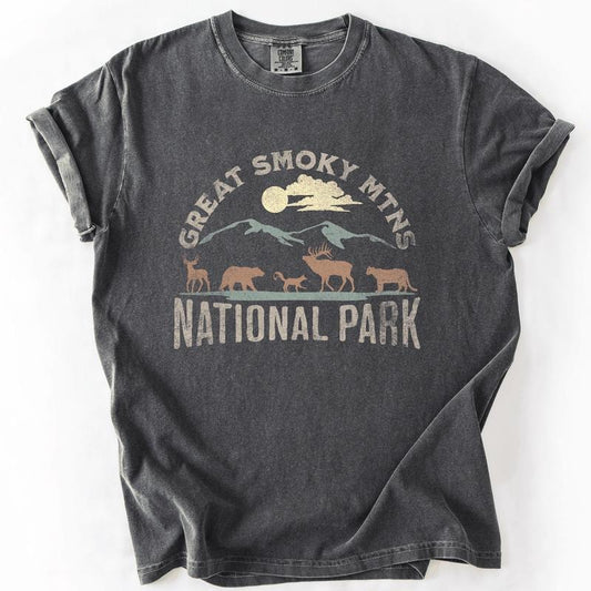 Great Smoky Mountains National Park, Nature, Outdoors, Camping, Hiking, Comfort Colors T-Shirt, Women's Comfort Colors Tee