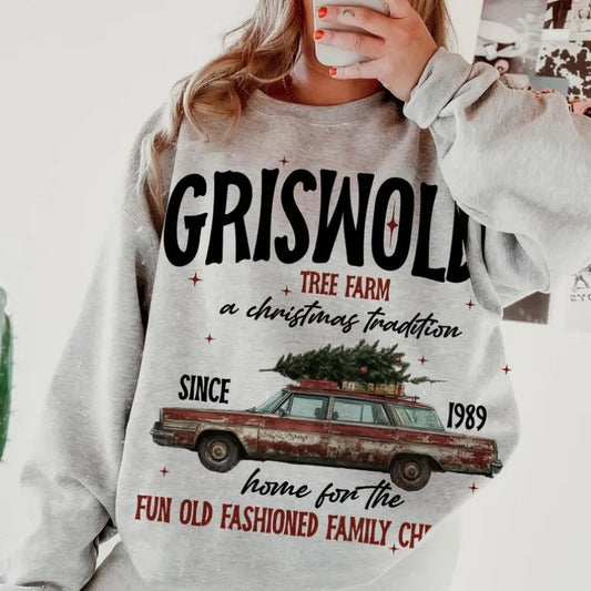 Griswold Christmas Tree Farm Shirt, Merry Christmas Sweatshirt, Christmas Vacation, Family Christmas ,Christmas Movie, Retro Christmas