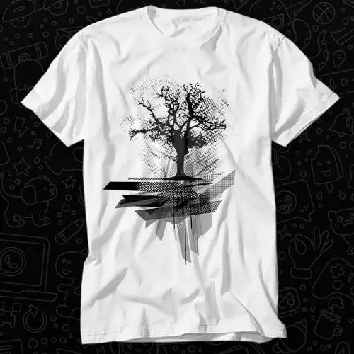 Grunge Tree Nature Planet Universe T Shirt Gift For Womens Mens Unisex Top Adult Tee Vintage Music Best Movie Made in USA