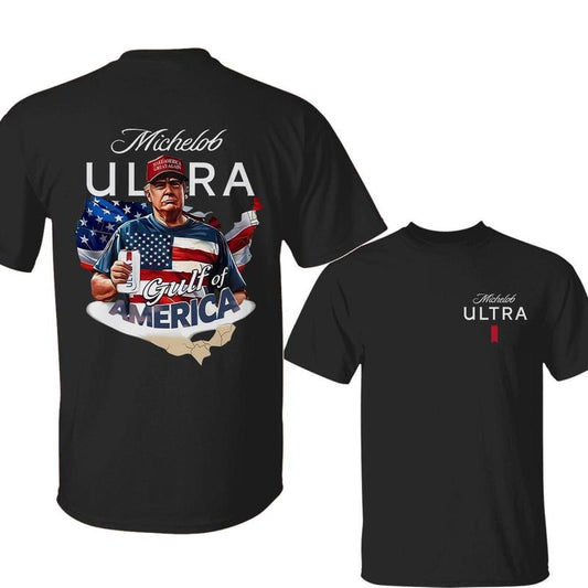 Gulf Of America Michelo Ultra Shirt, Trump-Inspired Patriotic Tee, 4th Of July Shirt, Perfect For Beer Lovers, Graphic Tee