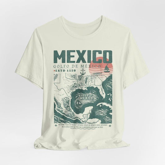 Gulf Of Mexico Shirt Golfo De Mexico 1550 Retro Vintage Art Shirt Vacation Mexico Shirt Anti Trump Gulf Of Mexico Forever Unisex Tee  T-shirt, sweater and Hoodie