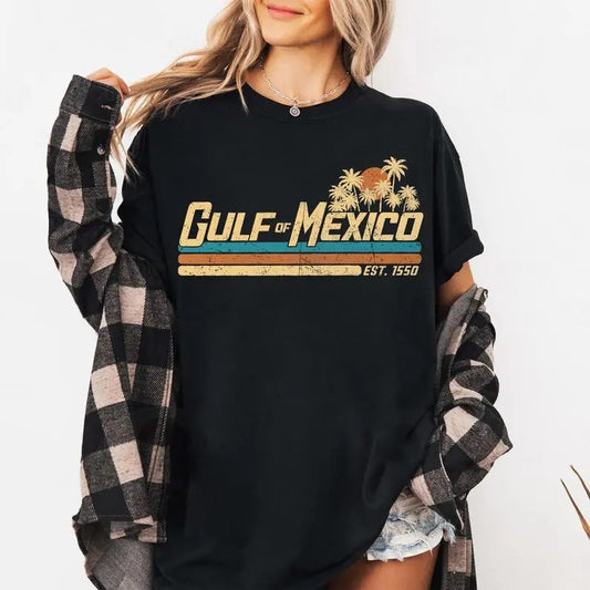 Gulf of Mexico Shirt Gulf Coast Shirt Texas Alabama Mississippi Florida Beach Crewneck Mexico Gift for Mexico Lover Gulf of Mexico Gift