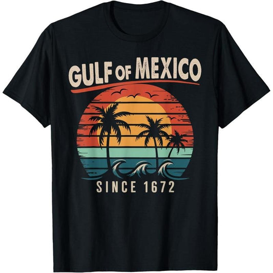 Gulf of Mexico Shirt Vintage Gulf Of Mexico Since 1672 T-Shirt made in usa