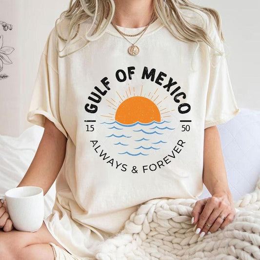 Gulf of Mexico Shirt, Gulf Coast Shirt, Texas Alabama Mississippi Florida Beach Crewneck Mexico Gift for Mexico Lover, Guft of Mexico