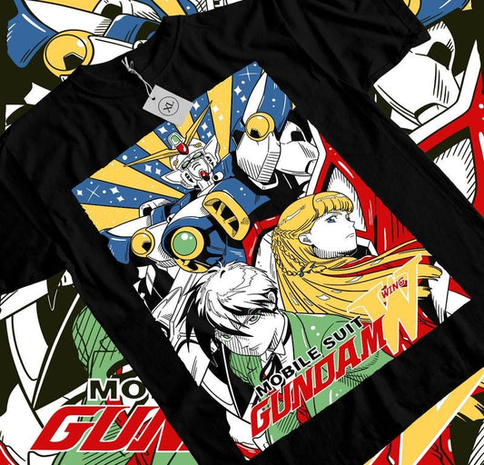 Gundam Wing T-Shirt S-4XL Japanese Anime Tshirt Manga Shirt Graphic Art Tshirt S-4XL