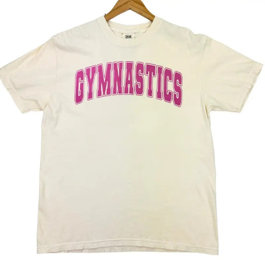 Gymnastics Varsity Letter Comfort Colors T-Shirt