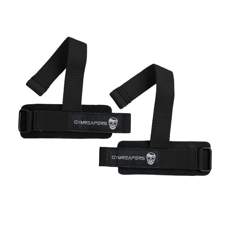 Gymreapers Dowel Lifting Straps with Padded Cuff & Heavy-Duty Polypropylene for Deadlifts Rows & Pull-Ups
