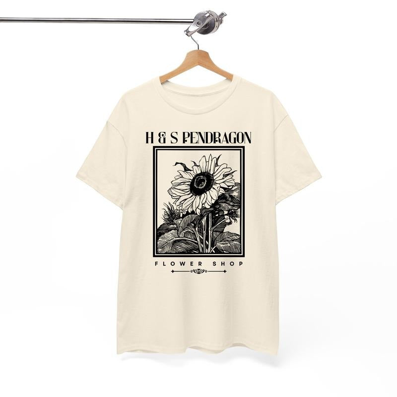 H&S Pendragon Flower Shop Shirt, Howl's Moving Castle Shirt, Anime shirt, Miyazaki Hayao Shirt