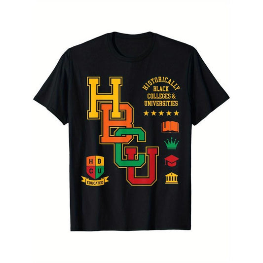 HBCU Grad Alumni T Shirt Soft, Breathable, Comfortable, And Relaxed Fit For All Seasons, Perfect For Leisure, Sports, Halloween, And Christmas Gift-Giving Made in USA