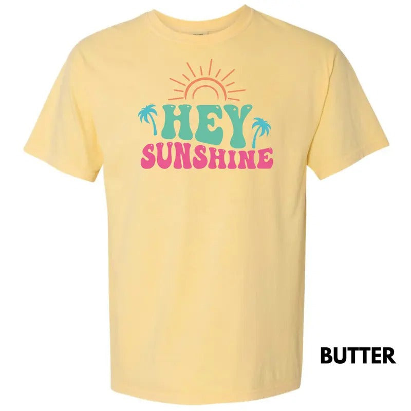 HEY Sunshine Comfort Colors T-Shirt 'NLB'