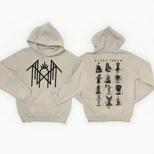 HOOSWE Sleep Token Chart Merch Giff for T-Shirt, Sweatshirt, and Hoodie - 100% Cotton, Classic Fit, Eco-Friendly, Available in Multiple Colors