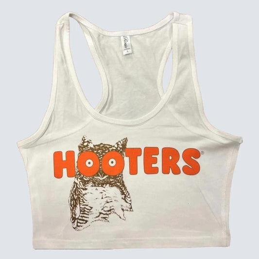HOOTERS Inspired Crop Tank, Baby Tee, Tank Top, Crop Top Y2K Shirt, Political Activism, LGBTQ Rights, Free Speech, Feminist Shirt, Gift For Her