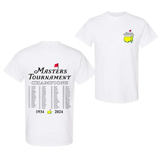 HOT 2024 Master Tournament Augusta National Golf T-Shirt 2 Side Full Color, Unisex Fashion T-SHirt