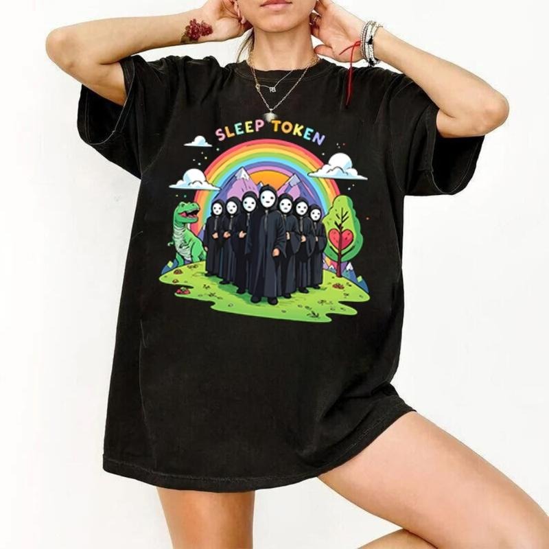 [HOT NEW] Funny Flamingo Sleep Token T-Shirt, Sweatshirt, Hoodie, Summer Vibes Graphic, Unisex Cotton Top for Music Fans and Concert Lovers