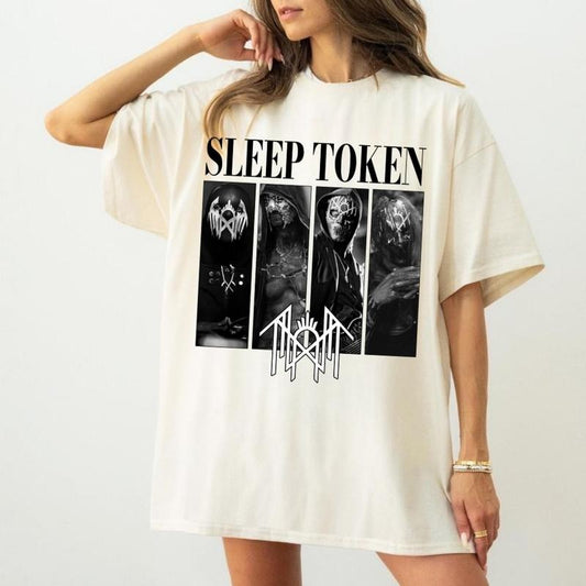 [HOT NEW] Vintage Sleep Token T-Shirt, Sweatshirt, Hoodie, Tour Music 2025, Trendy Cotton Top, Gift for Father, Mother, Her, Birthday Surprise