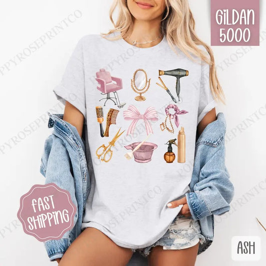 Hair Stylist Shirt Gildan, Hairdresser Tee, Funny Women's Tshirt Plus Sizes