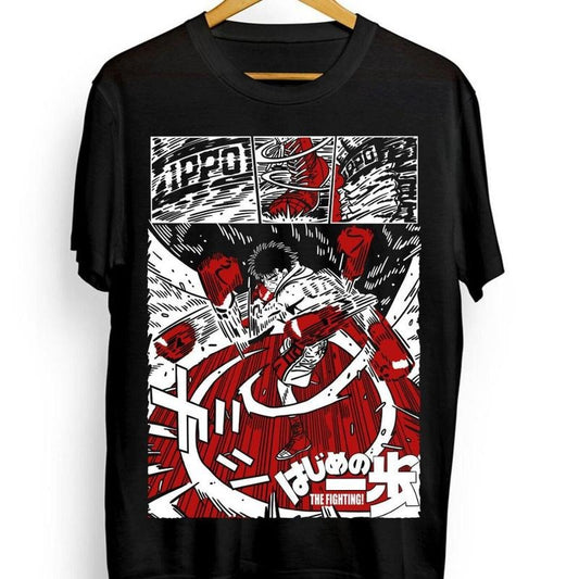 Hajime No Ippo T-shirt,Hajime,Kamogawa,Takamura,Anime,Boxing T-Shirt
