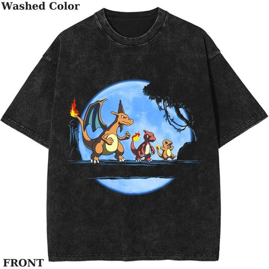 Hakuna Fireata shirt from Qwertee Tee, Pokemon T-Shirt, PKM Shirt, Anime Funny Shirt, Vintage Tee Streetwear Shortsleeve Printed Womenswear Top