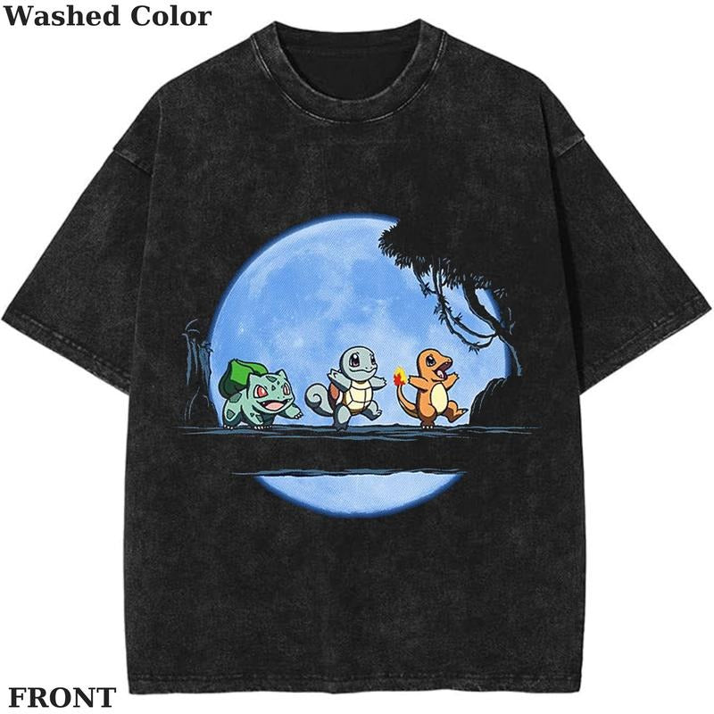 Hakuna Startérata from Qwertee Shirt, Pokemon T-Shirt, PKM Shirt, Anime Funny Shirt, Vintage Tee Streetwear Shortsleeve Printed Womenswear Top