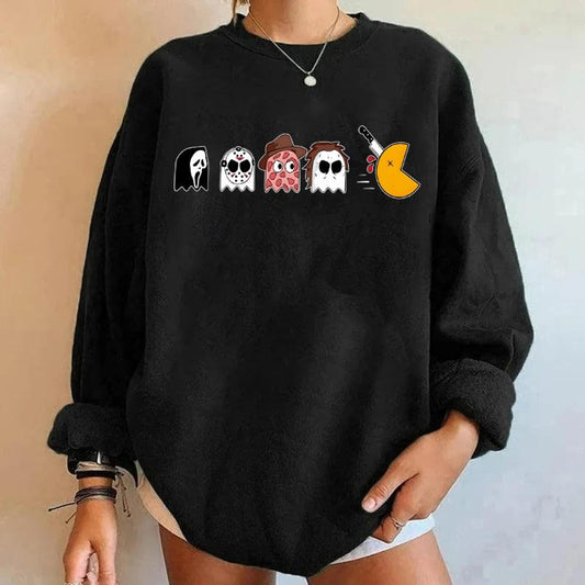 Halloween Friends Shirt, Halloween Movie Characters Sweater, Cute Halloween Movies Crewneck, Vintage 90s Halloween Movies Sweatshirt, Spooky Season
