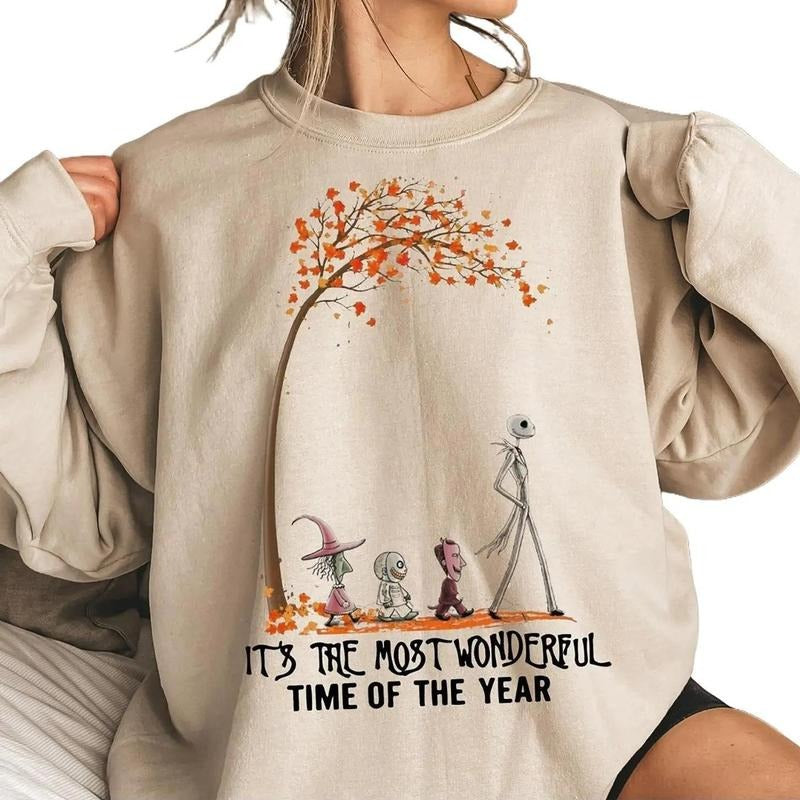 Halloween It's the Most Wonderful Time of the Year Sweatshirt Hoodie Tshirt, Cow Lovers Shirt, Halloween 2024 Gifts