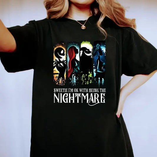Halloween Nightmare Movies Tshirt, Spooky Season Tshirt, Halloween Nightmare Lovers Tshirt, Trick Or Treat, Scary Halloween Tshirt, Unisex Short Sleeve Tee Shirt