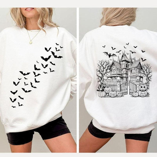 Halloween Party Shirt, Vintage Halloween Sweatshirt for Her, Halloween Spooky Season Shirt, Ghost Shirt for Women, Halloween Mom Shirt, Fall Halloween Sweatshirt, Oversized Graphic Tee, Gift for Mama, Halloween Party Tee, Comfort Tee for Mom, Women Top