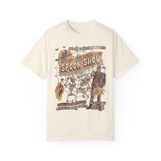 Halloween Shirt Monster Mash Tee Retro Halloween Monster Shirt crew neck plaid Crewneck Cotton