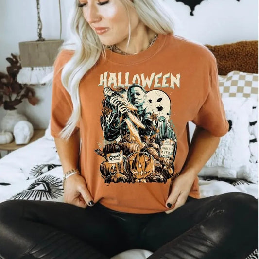 Halloween comfort color tee