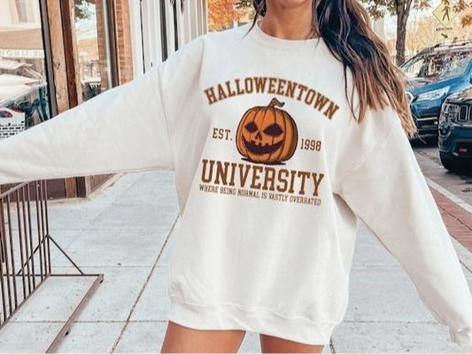 Halloweentown Est 1998 Sweatshirt, Halloweentown University, Retro Halloweentown Sweatshirt, Fall Sweatshirt, Halloween Sweatshirtstyle{n002}2