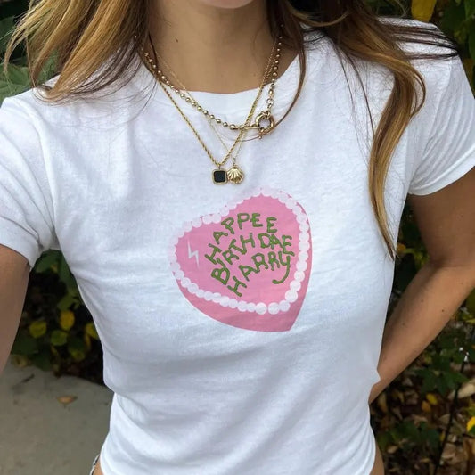 Happy Birthday HP Babe Tee - Wizarding World Fan Gift - HP birthday cake  tee inspired - booktok - bookish - HP books