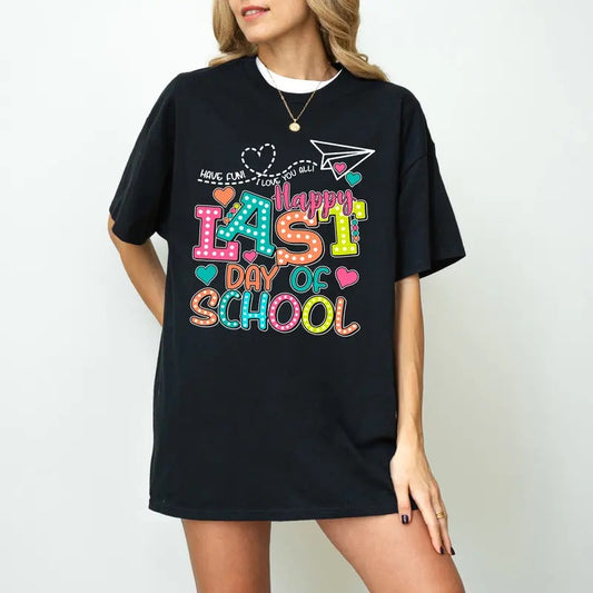 Happy Last Day Of School Shirt, Rock The Test Shirt, Staar Day Shirt, End Of School Shirt, Retro Teacher Shirt, Class Dismissed Shirt, Schools Out Summer