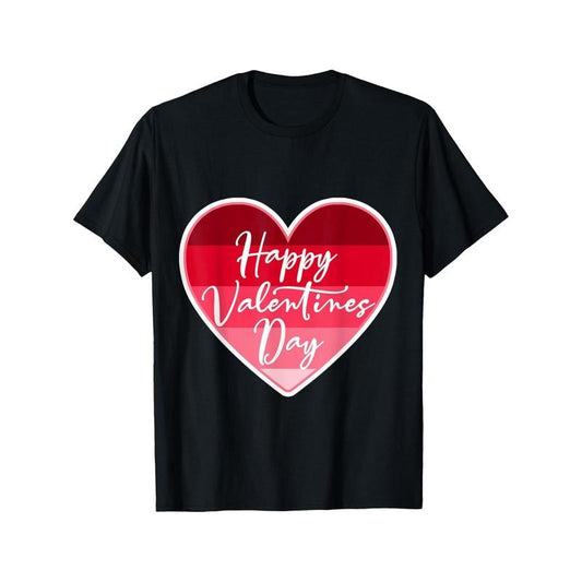 Happy Valentines Day Men'S T-Shirts, Funny Valentine'S Day Novelty Graphic Printed Tee, Short Sleeve Valentine'S Day Couple T-Shirt for Men Boyfriend Husband 100% Cotton made in usastyle{n002}2