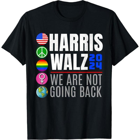 Harris Peace Love Equality Diversity Hope LGBT LGBTQ Kamala T-Shirt made in usa