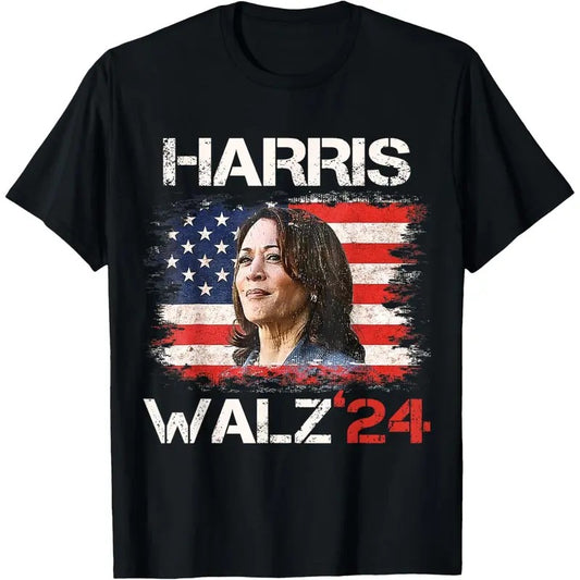 Harris Tim Walz Waltz T-Shirt made in usa