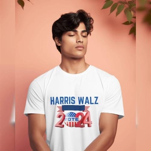 Harris Walz T-Shirt - Harris Walz Vote Campaign Shirt | Patriotic Political Tee | Unisex Election Gift for Him - Election 2024 Shirts - made in usa