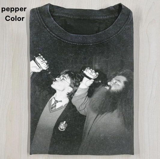 Harry Potter drink heineken beer T-shirt, Harry Potter Graphic Tee, Funny Graphic T-shirt, Unisex Movie Shirt Menswear Womenswear Streetwear