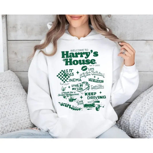 Harry's House Hoodie, Harry Album Song Gift, Harry Styles Song Quotes Shirt, Music Tote, Harry Fan Sweatshirt, Unisex Sweater Pullover Tee