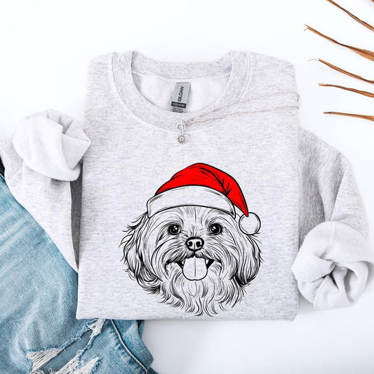 Havanese, Dog Lover Apparel, Pet, Dog Breed, Cute Sweatshirt, Crew Neck, Women's, Crewneck