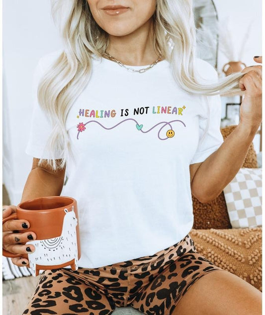 Healing is Not Linear Shirt, Mental Health Shit, Positive Quote Shirt, Positivity Aesthetic Shirt, Mental Health Tee, Mental Health T-shirts