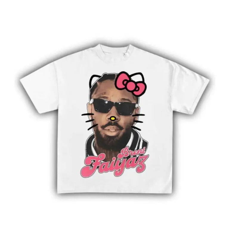 Hello Brent Faiyaz Cute Graphic Rap Hip Hop Tee