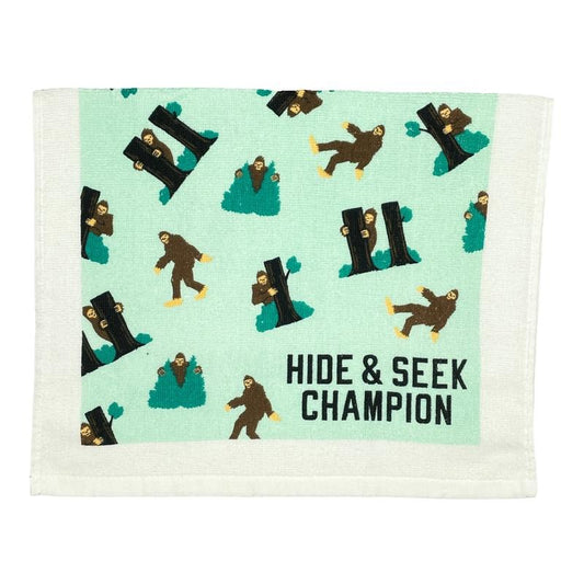 Hide And Seek Champion Funny Hiding Big Foot Tea Towel Funny Dish Towels Soft Adsorbent Tea Towel